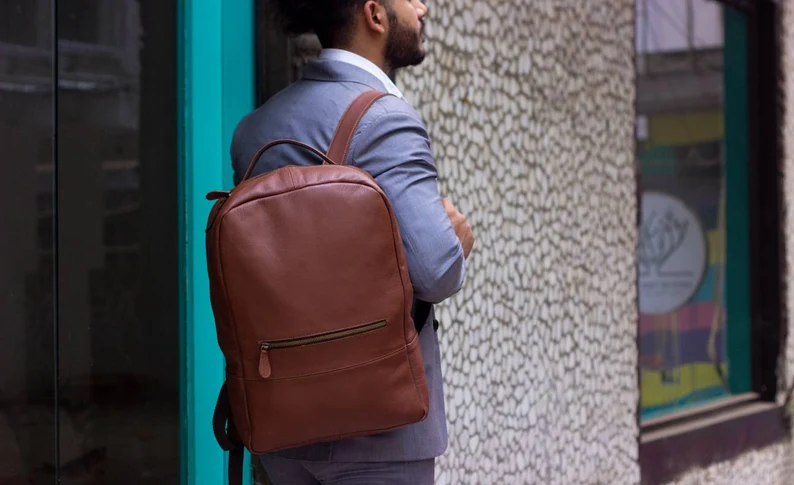 Engraved Gifts For Him|Leather Backpack Diaper Bag|leather backpack women embossed|Laptop Backpack|Travel Backpack|leather rucksack